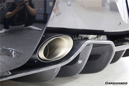 Difusor trasero de fibra de carbono estilo OEM para McLaren 540C, 570S y 570GT (2015-2020)