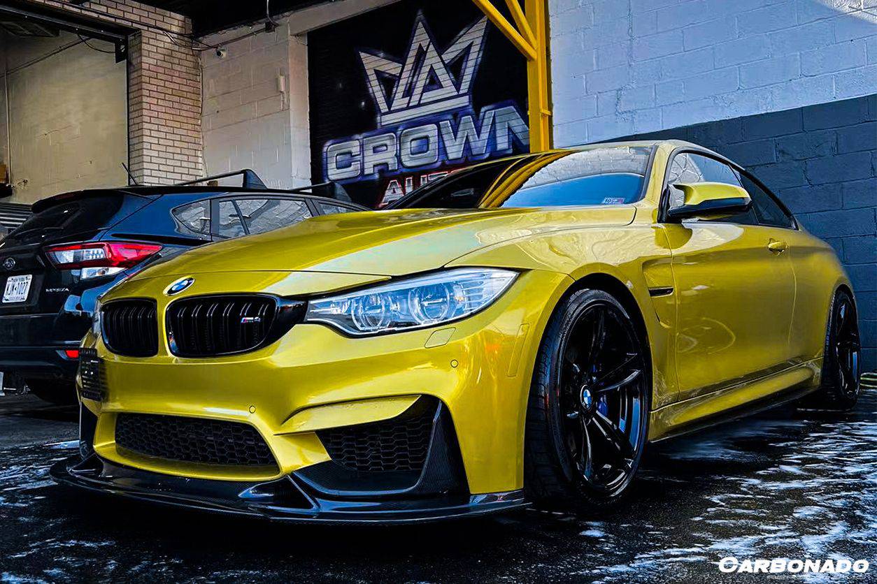 Carbonado BS Style Carbon Fiber Front Lip | 2014-2020 BMW M3/M4