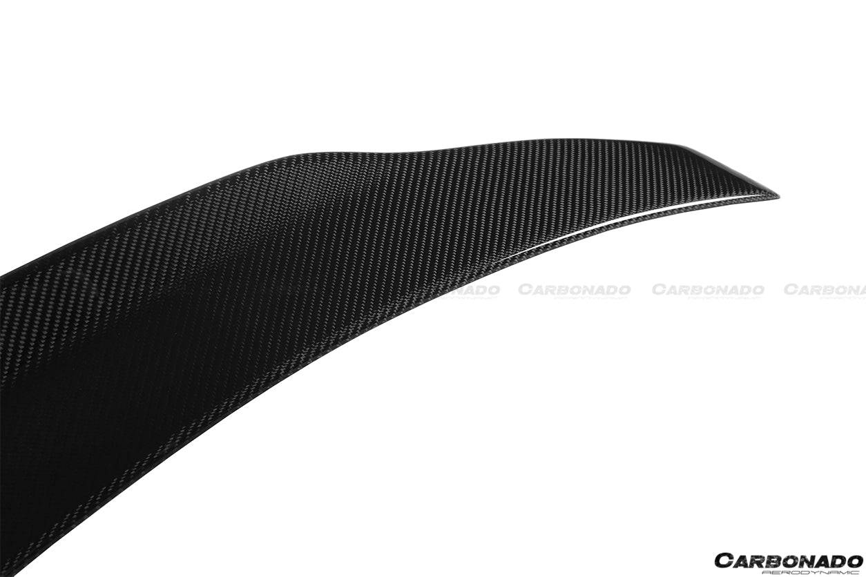 Alerón de maletero estilo PS para Mercedes Benz W205 C63 Clase C Coupé Carbonado 2015-2021