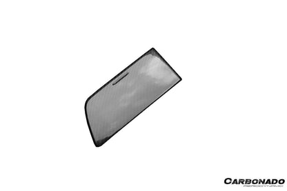 Carbonado 2013-2019 Corvette C7 Z06 Grandsport Dry Carbon Fiber Cup Holder Cover Panel Trim