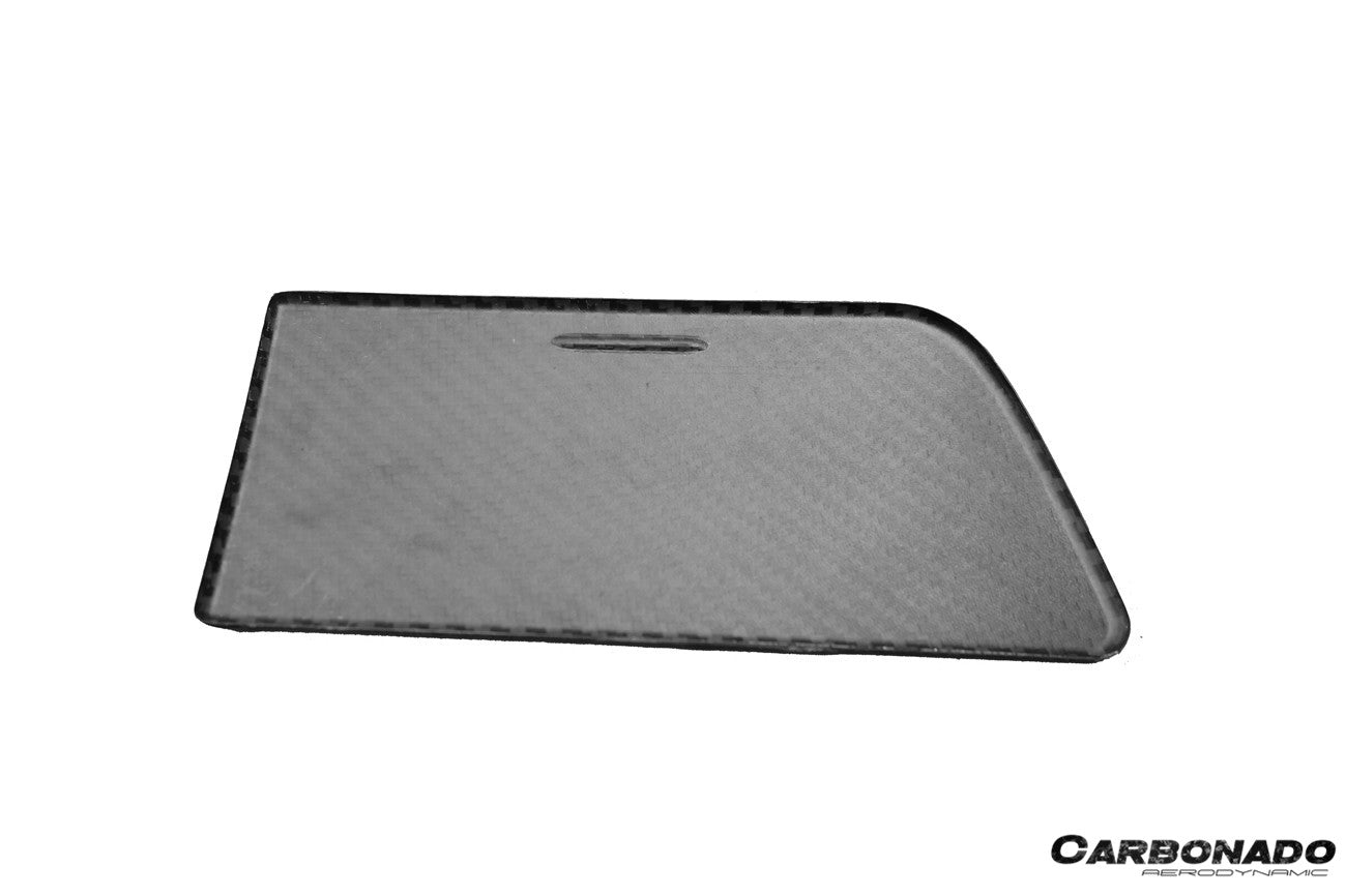 Carbonado 2013-2019 Corvette C7 Z06 Grandsport Dry Carbon Fiber Cup Holder Cover Panel Trim