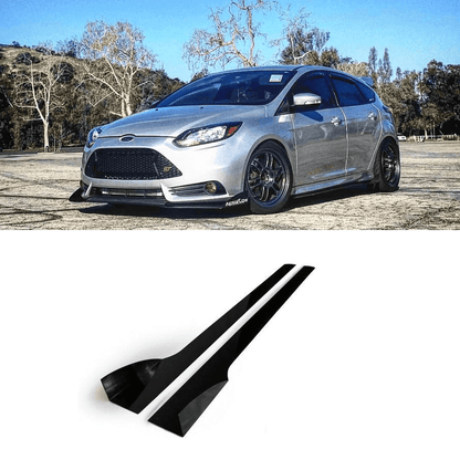 Aeroflow Dynamics 2011-2018 Ford Focus St Side Skirt Extension V2