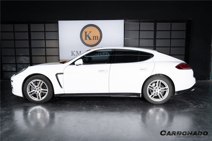 Faldones laterales de fibra de carbono seca estilo Porsche Panamera 970 SD Carbonado 2010-2016