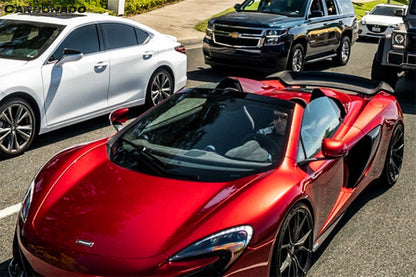 Alerón de maletero de fibra de carbono estilo VRS para McLaren 650S MP4 12C Carbonado 2011-2017