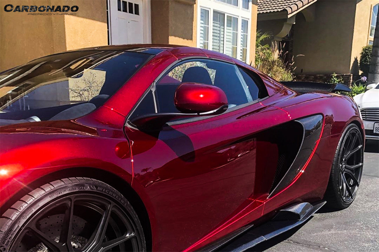 Alerón de maletero de fibra de carbono estilo VRS para McLaren 650S MP4 12C Carbonado 2011-2017