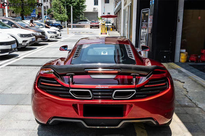 Alerón de maletero de fibra de carbono estilo VRS para McLaren 650S MP4 12C Carbonado 2011-2017