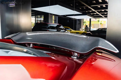Alerón de maletero de fibra de carbono estilo VRS para McLaren 650S MP4 12C Carbonado 2011-2017