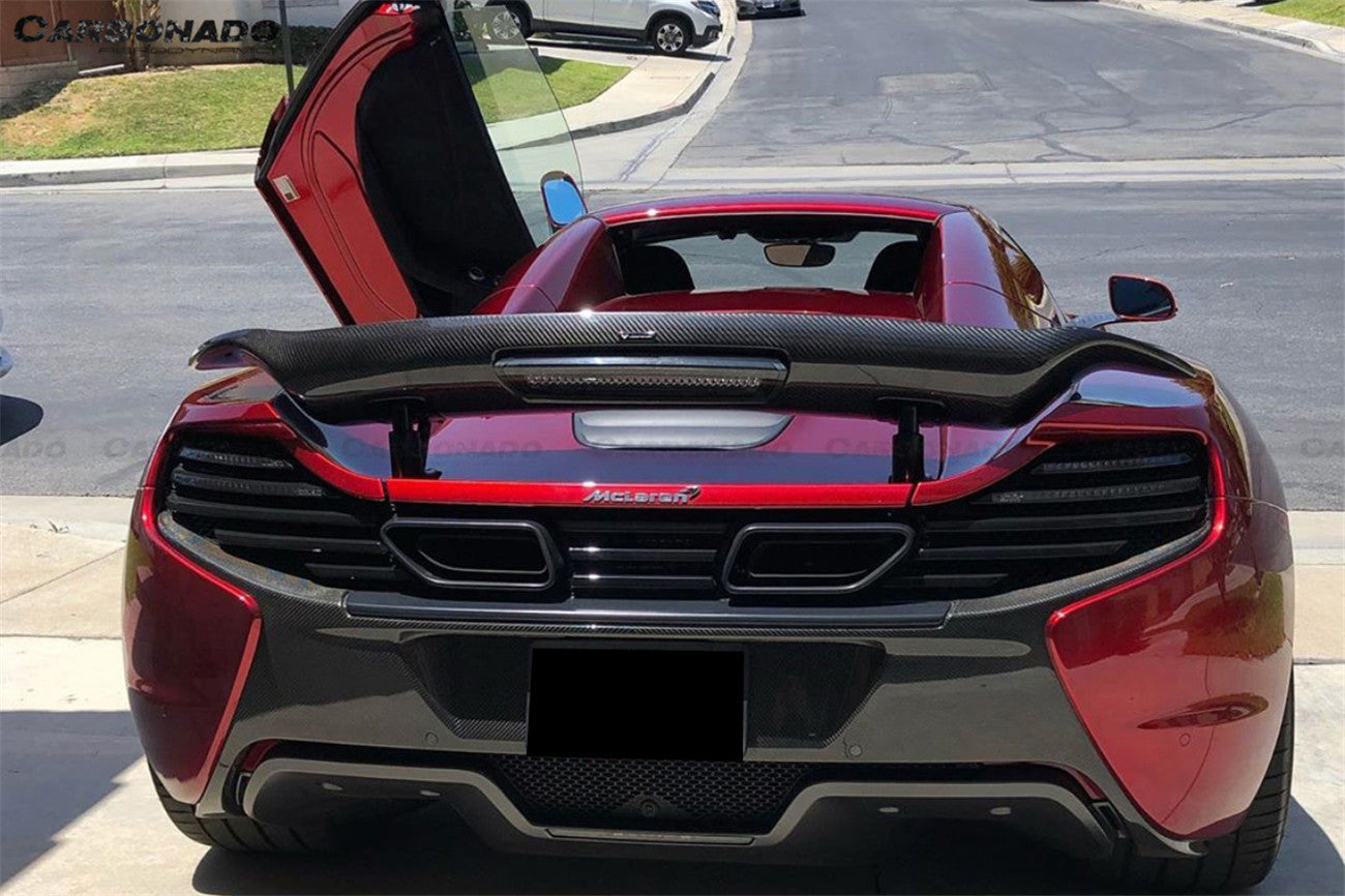 Alerón de maletero de fibra de carbono estilo VRS para McLaren 650S MP4 12C Carbonado 2011-2017