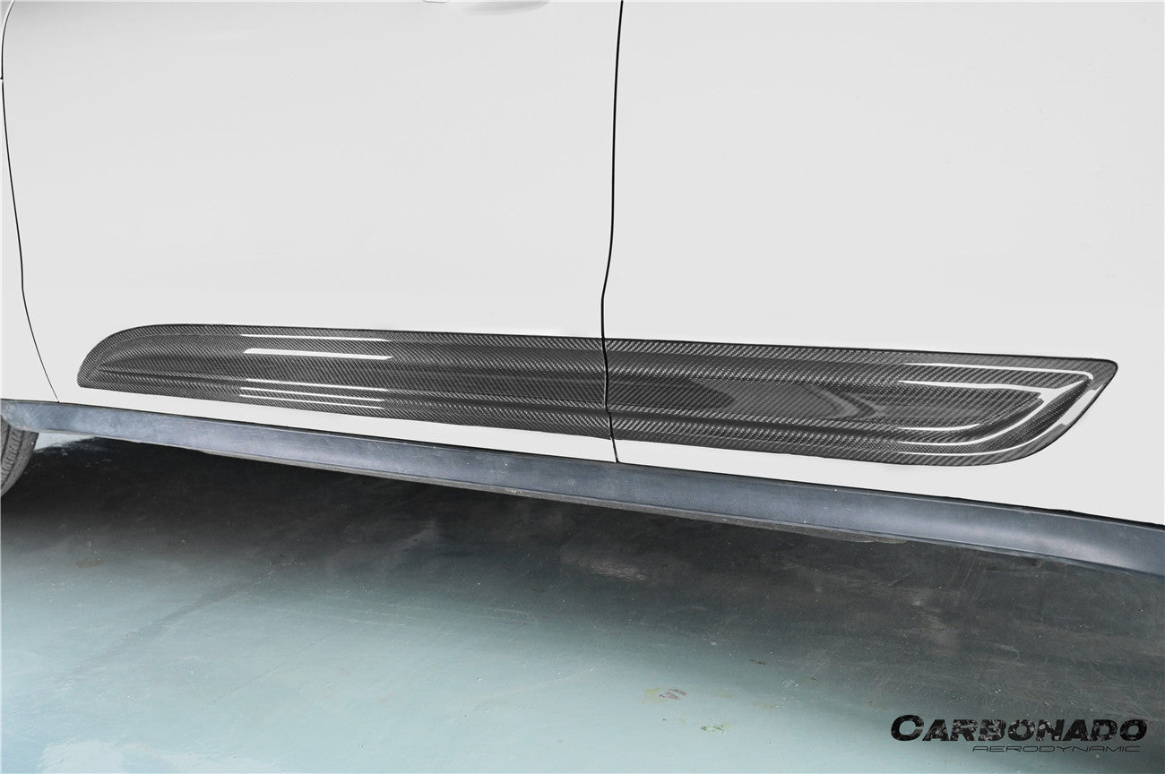 Carbonado 2014-2024 Porsche Macan S and Turbo and GTS 95B Convert GTS Style Dry Carbon Fiber Door Trims