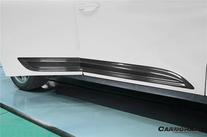 Carbonado 2014-2024 Porsche Macan S and Turbo and GTS 95B Convert GTS Style Dry Carbon Fiber Door Trims