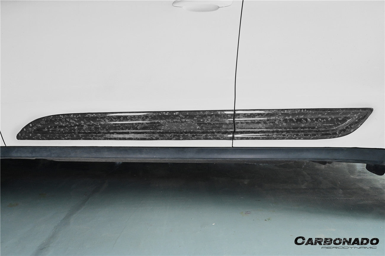 Carbonado 2014-2024 Porsche Macan S and Turbo and GTS 95B Convert GTS Style Dry Carbon Fiber Door Trims