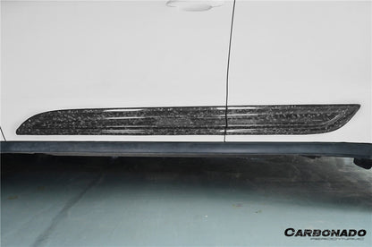 Carbonado 2014-2024 Porsche Macan S and Turbo and GTS 95B Convert GTS Style Dry Carbon Fiber Door Trims