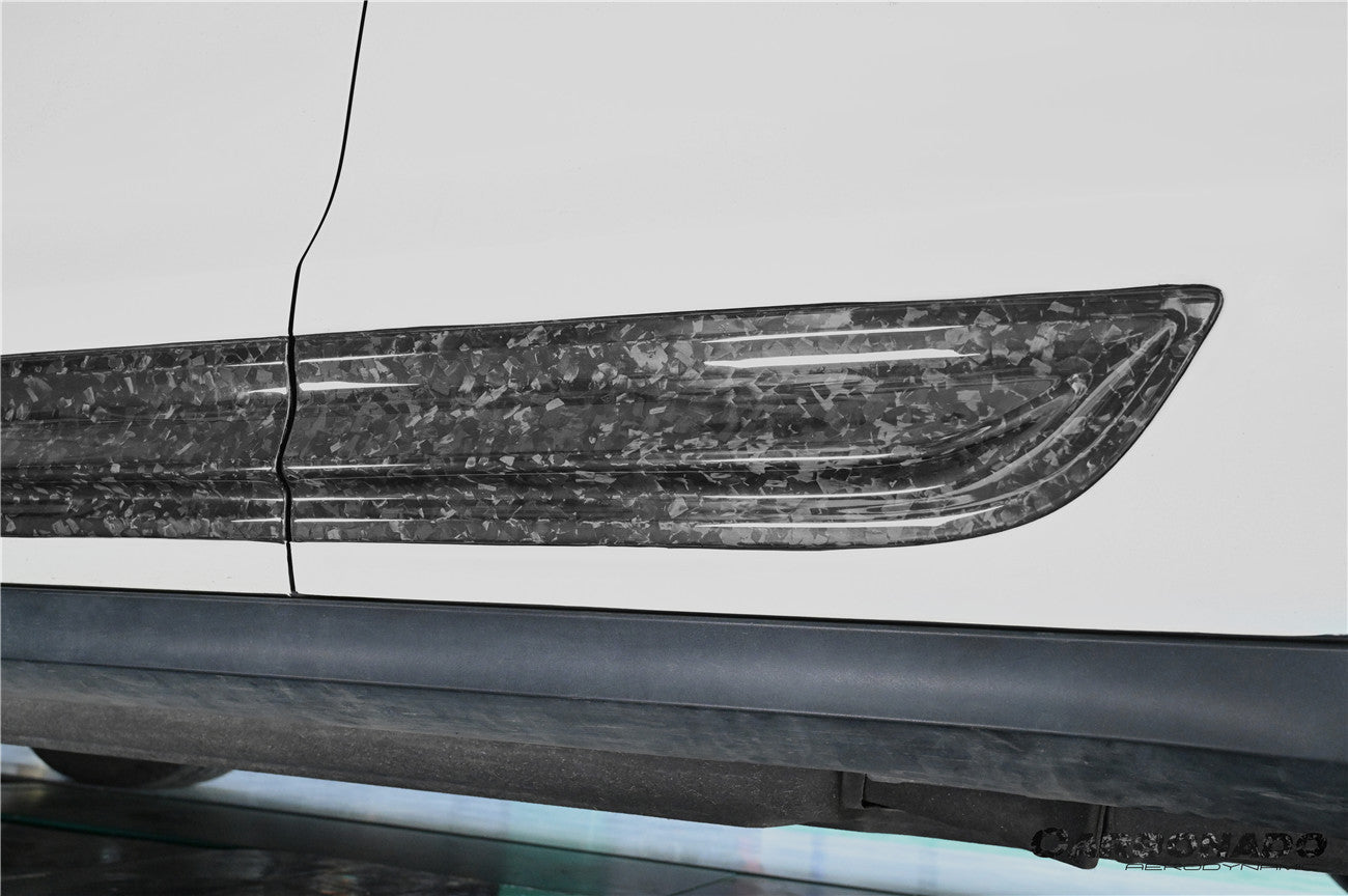 Carbonado 2014-2024 Porsche Macan S and Turbo and GTS 95B Convert GTS Style Dry Carbon Fiber Door Trims