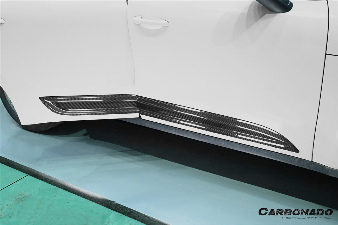Carbonado 2014-2024 Porsche Macan S and Turbo and GTS 95B Convert GTS Style Dry Carbon Fiber Door Trims