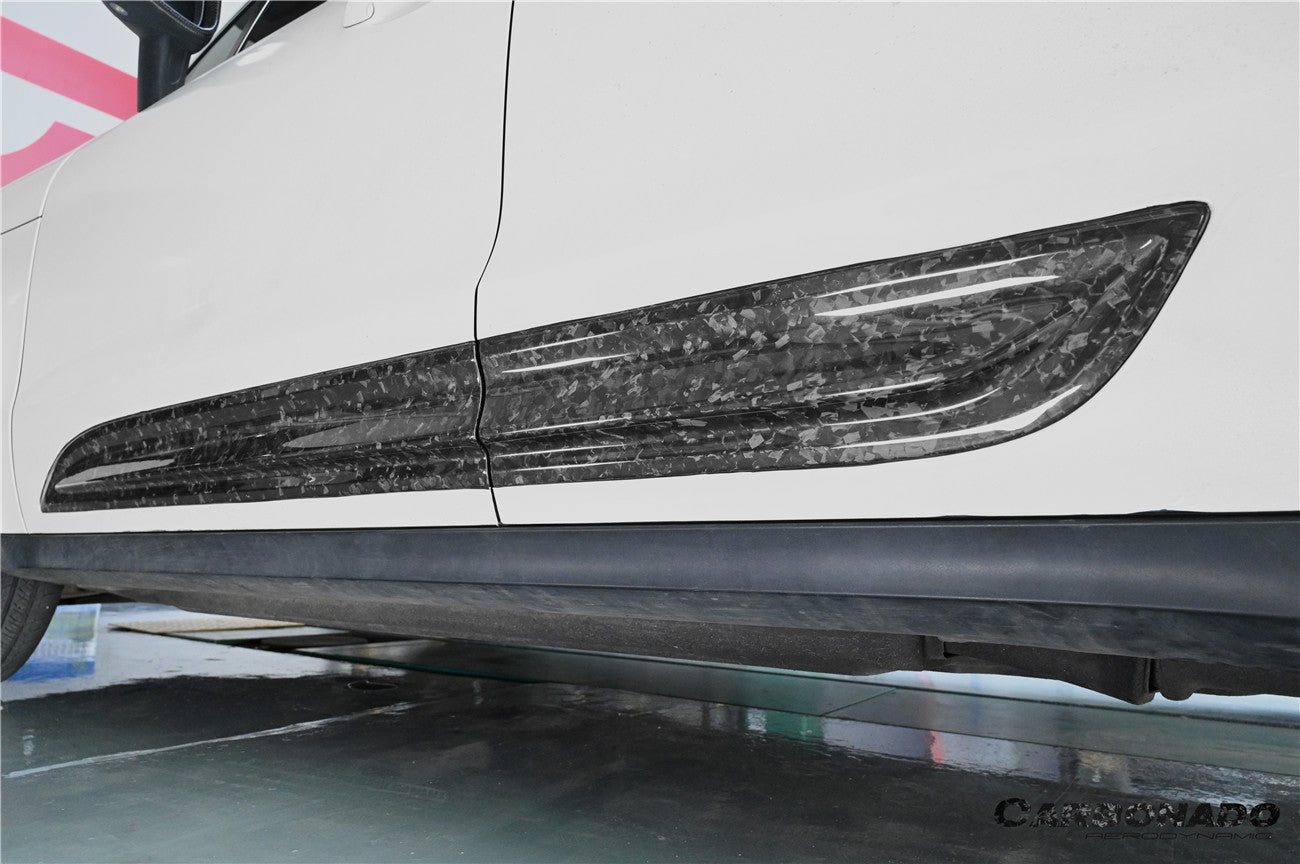Carbonado 2014-2024 Porsche Macan S and Turbo and GTS 95B Convert GTS Style Dry Carbon Fiber Door Trims