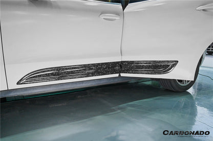 Carbonado 2014-2024 Porsche Macan S and Turbo and GTS 95B Convert GTS Style Dry Carbon Fiber Door Trims
