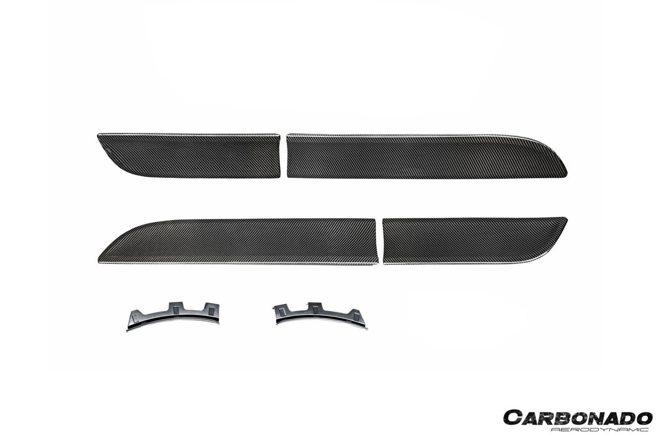 Carbonado 2014-2024 Porsche Macan S  Turbo and GTS 95B Dry Carbon Fiber Door Trims