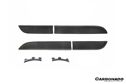 Carbonado 2014-2024 Porsche Macan S  Turbo and GTS 95B Dry Carbon Fiber Door Trims