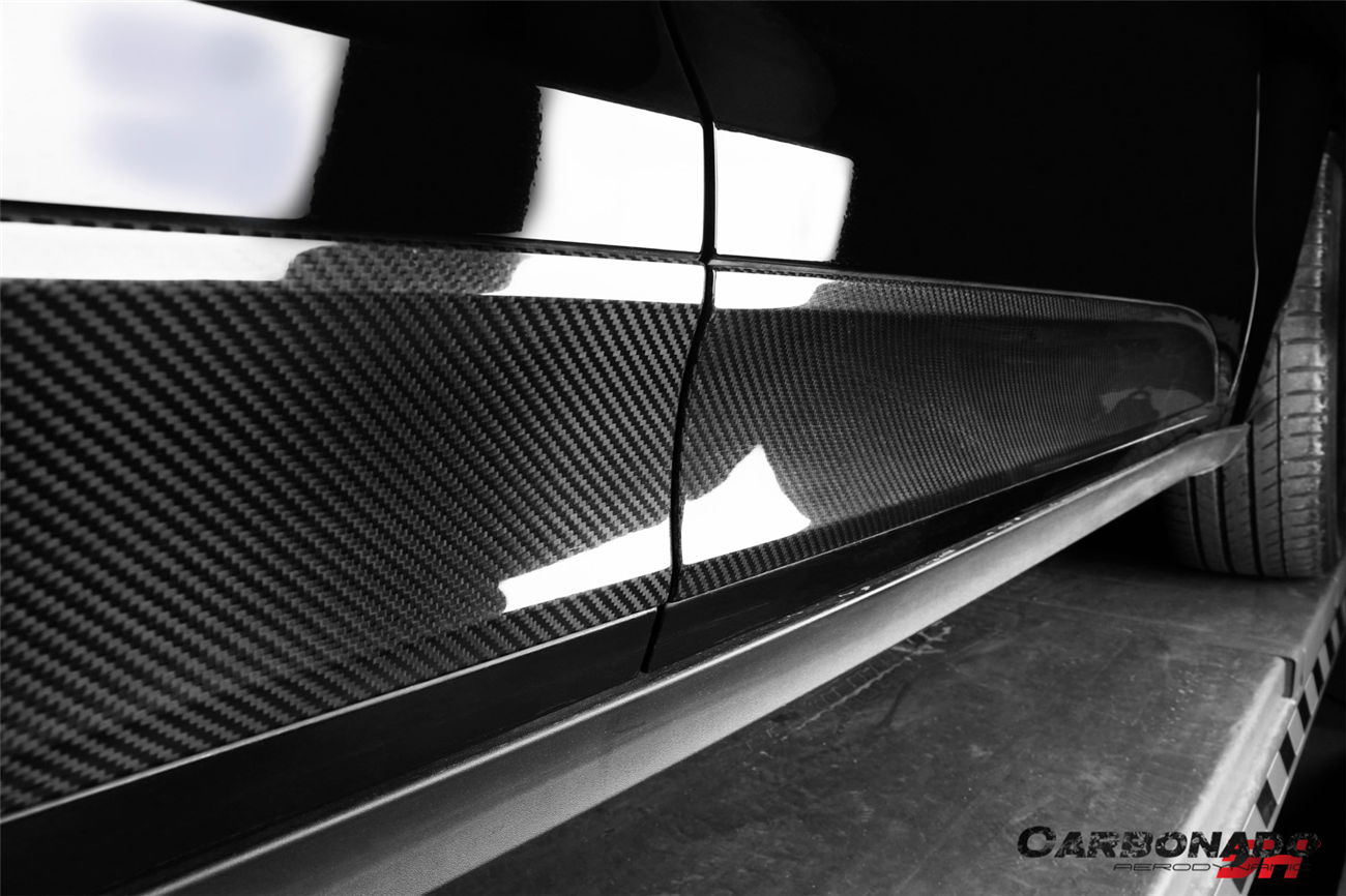 Carbonado 2014-2024 Porsche Macan S  Turbo and GTS 95B Dry Carbon Fiber Door Trims