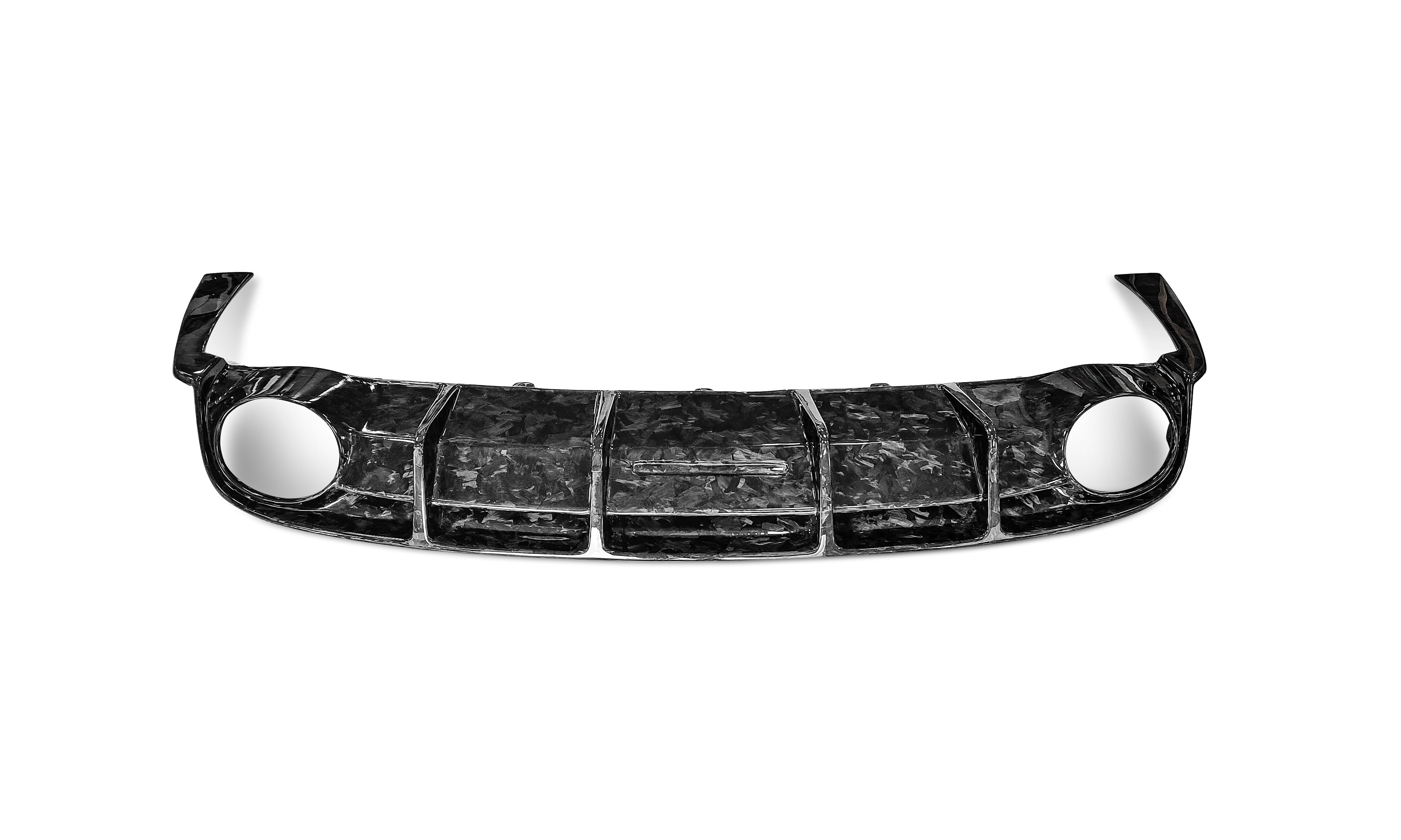 Carbonado 2016-2019 Audi RS7 MAN Style Dry Carbon Fiber Rear Diffuser