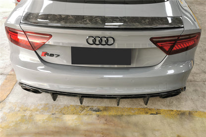 Carbonado 2014-2018 Audi RS7 A7 S7 MAN Style Dry Carbon Fiber Trunk Spoiler