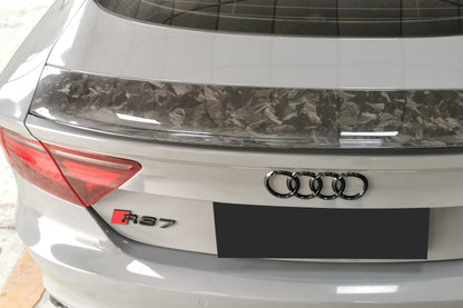 Carbonado 2014-2018 Audi RS7 A7 S7 MAN Style Dry Carbon Fiber Trunk Spoiler