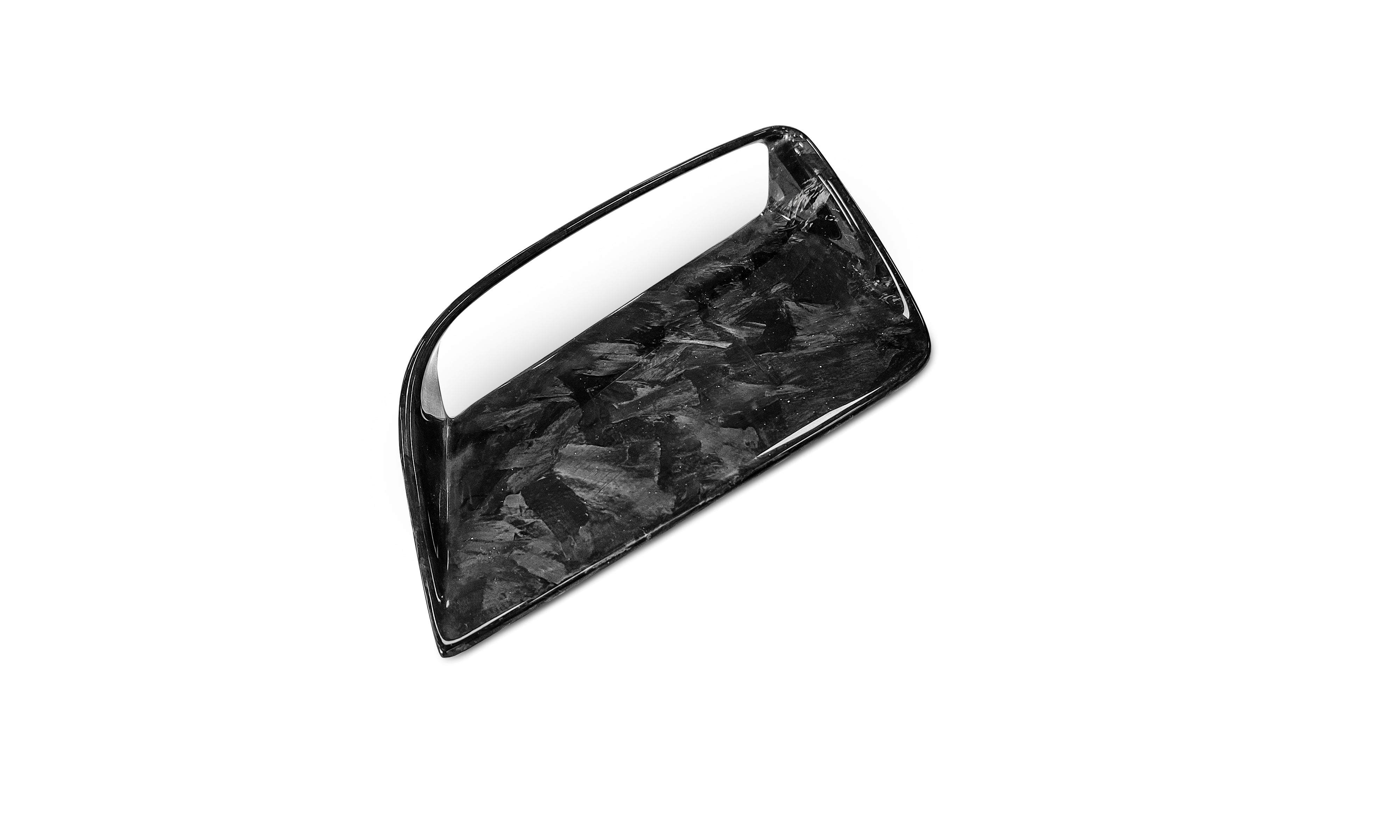 Carbonado 2016-2019 Audi RS7 MAN Style Dry Carbon Fiber Trunk Front Bumper Vent Caps