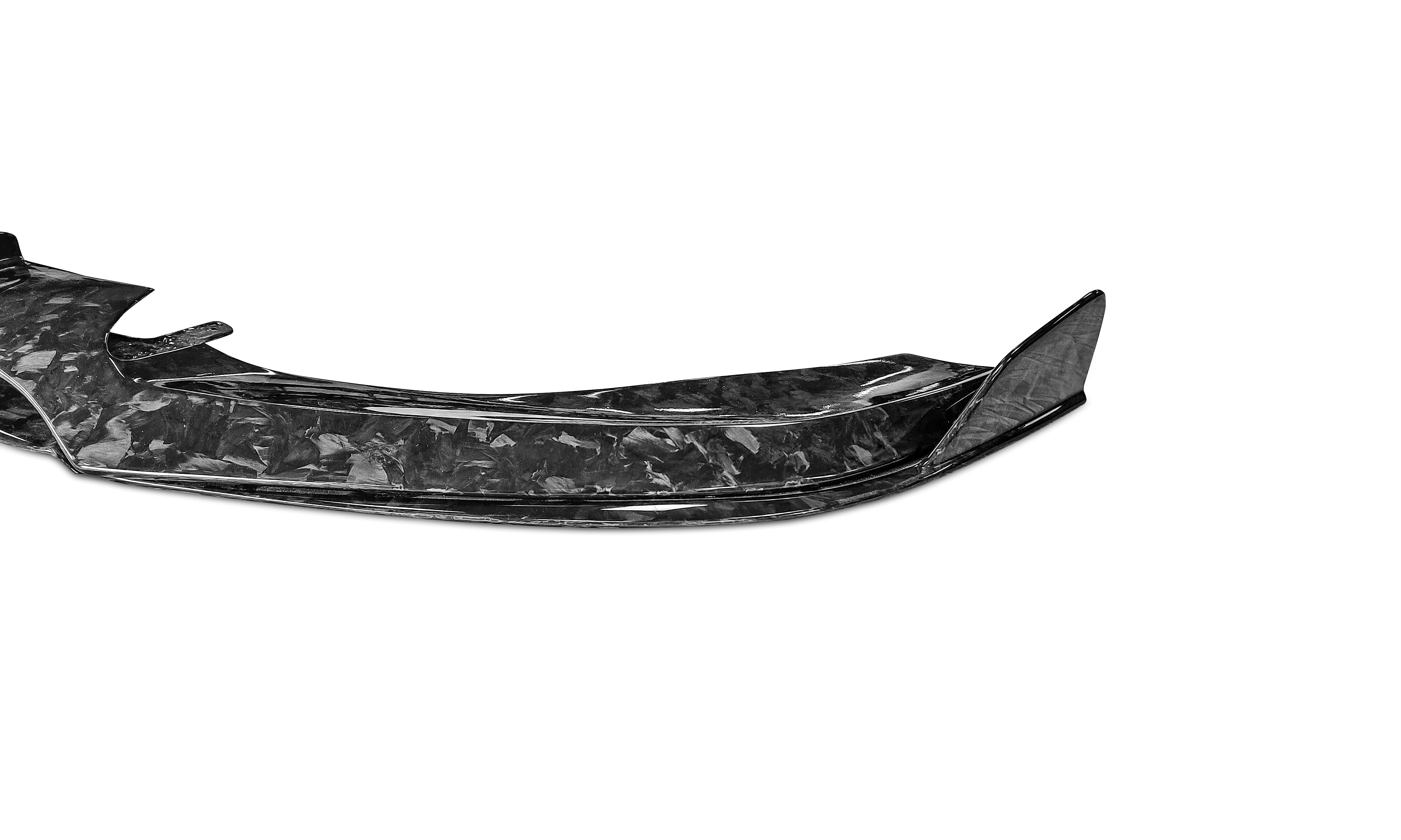 Divisor frontal de fibra de carbono seco estilo MAN para Audi RS7 Carbonado 2016-2019