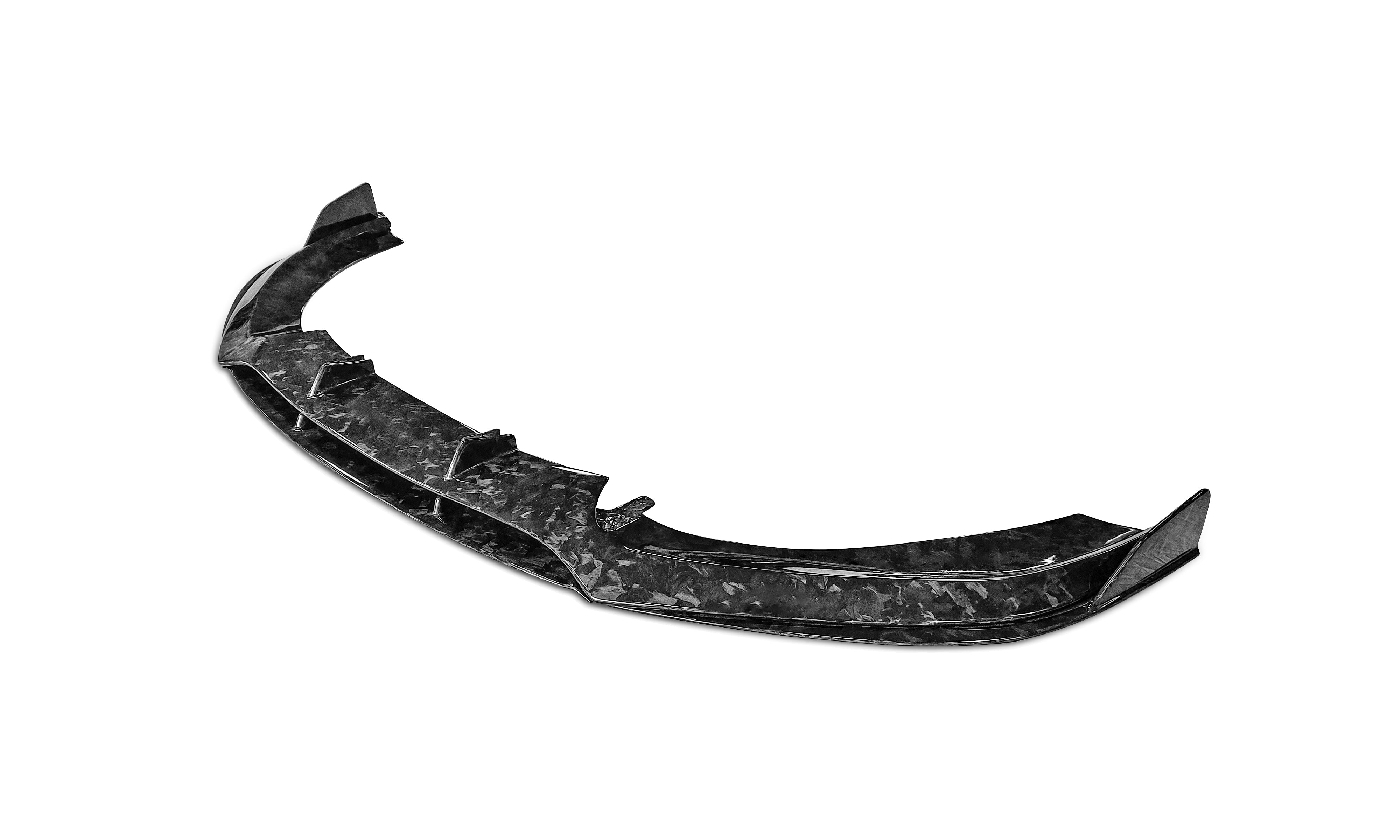 Divisor frontal de fibra de carbono seco estilo MAN para Audi RS7 Carbonado 2016-2019