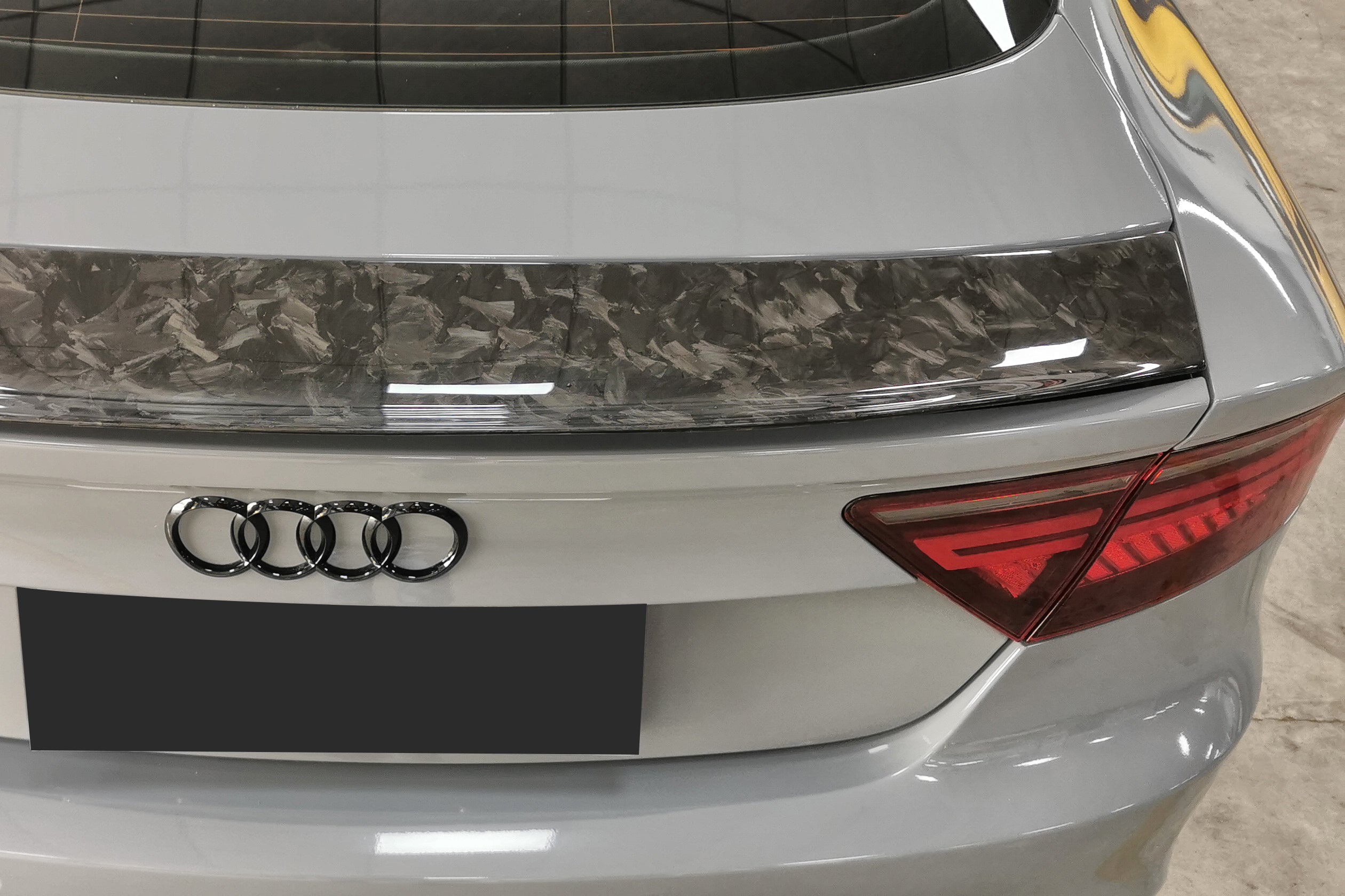 Carbonado 2014-2018 Audi RS7 A7 S7 MAN Style Dry Carbon Fiber Trunk Spoiler