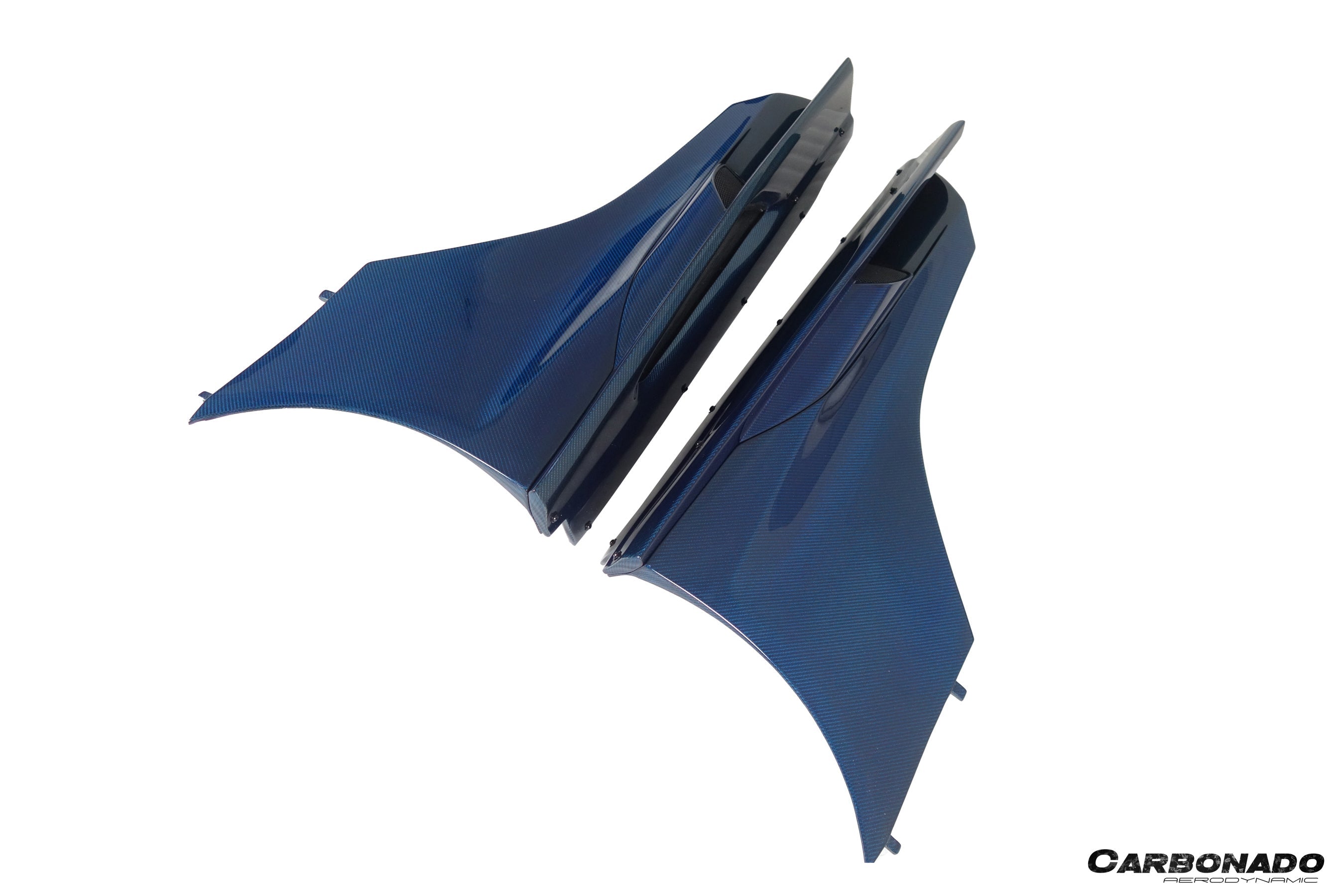 Carbonado 2011-2017 McLaren 650S & MP4 12C BKSS Style Carbon Fiber Side Skirts