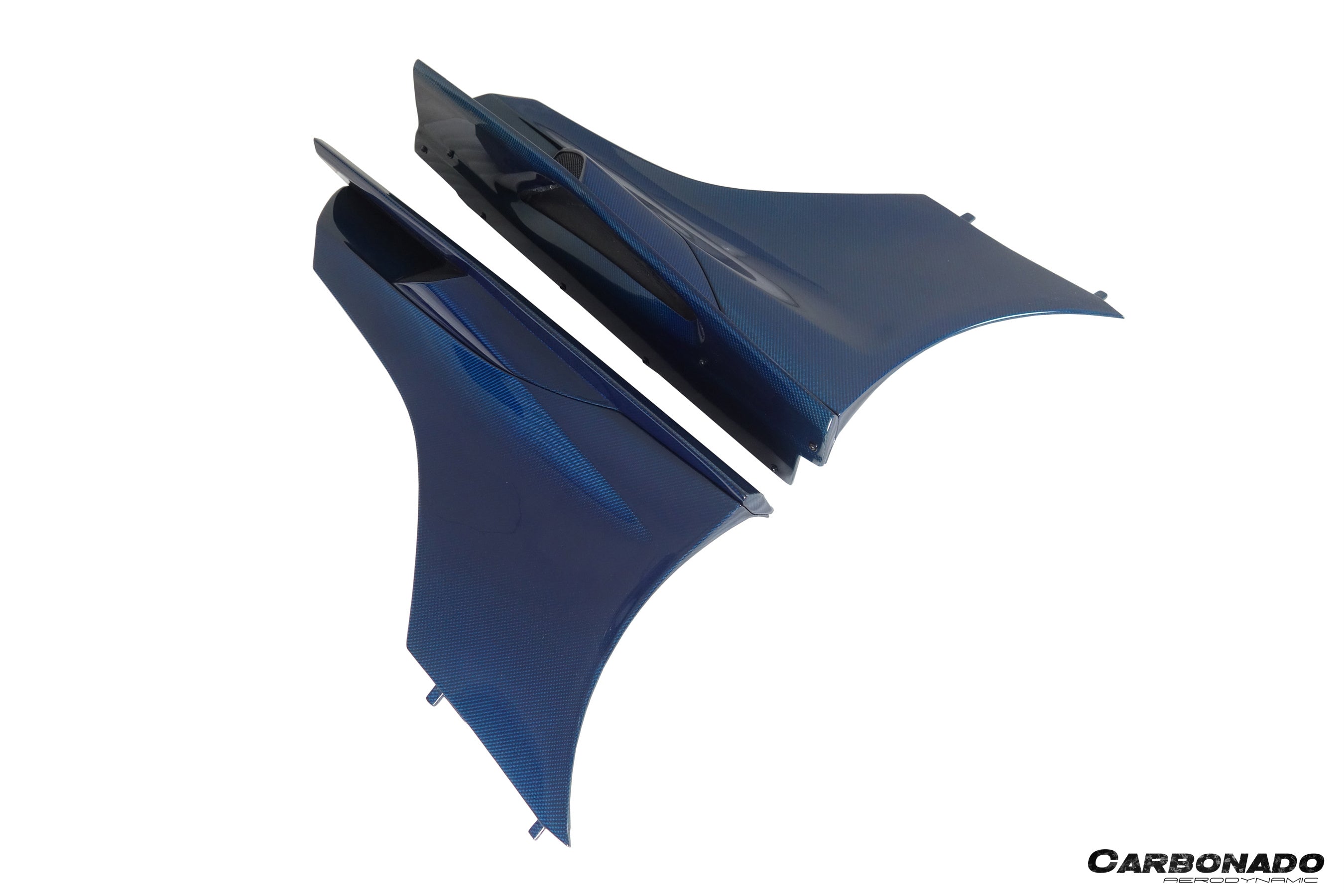 Carbonado 2011-2017 McLaren 650S & MP4 12C BKSS Style Carbon Fiber Side Skirts