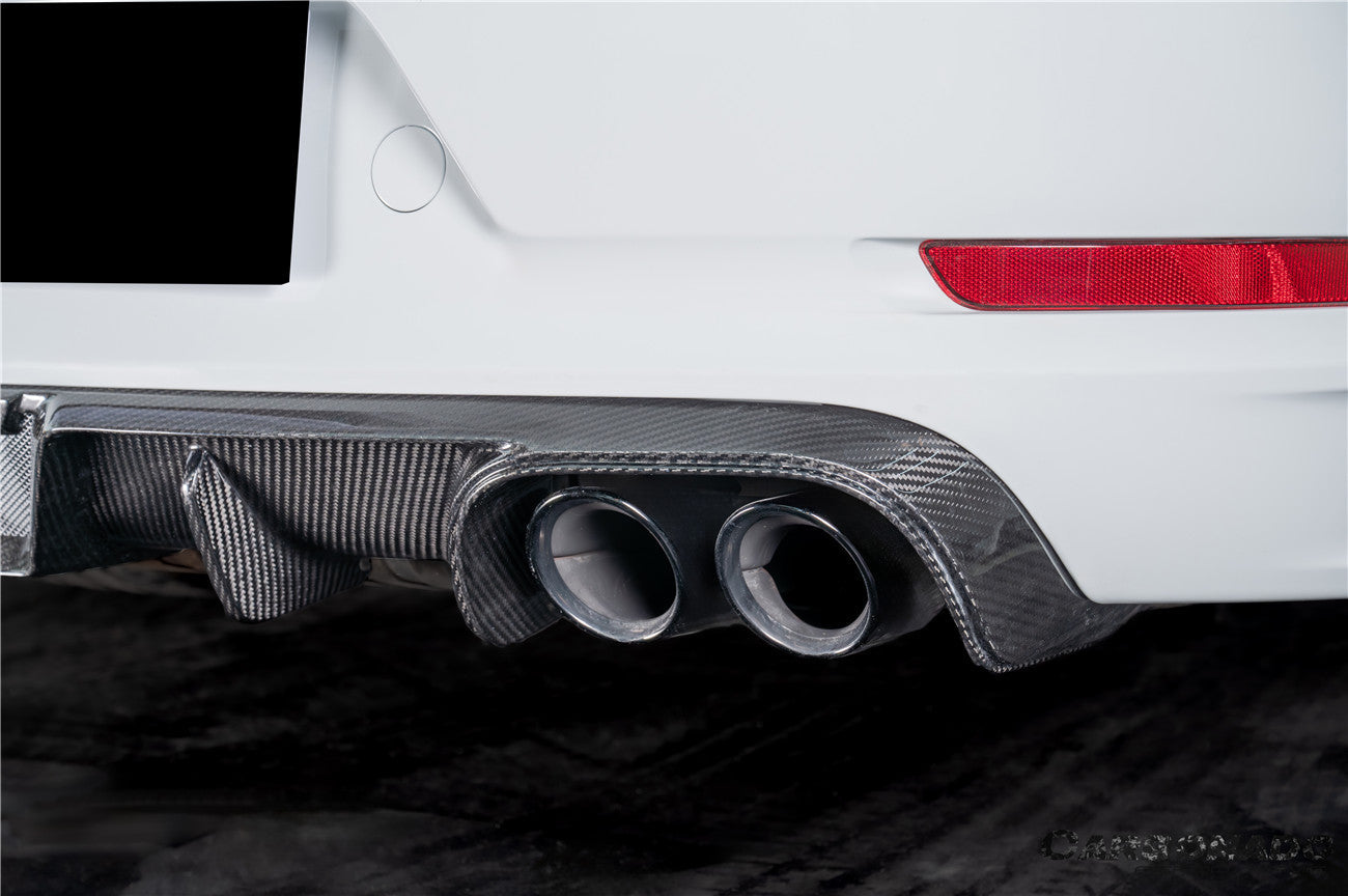 Difusor trasero de fibra de carbono seco estilo Porsche 911 991.2 Carrera KA Carbonado 2017-2019