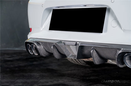 Difusor trasero de fibra de carbono seco estilo Porsche 911 991.2 Carrera KA Carbonado 2017-2019