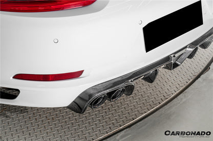 Difusor trasero de fibra de carbono seco estilo Porsche 911 991.2 Carrera KA Carbonado 2017-2019
