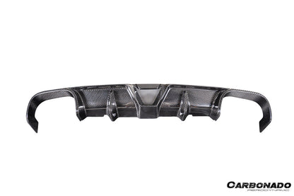 Difusor trasero de fibra de carbono seco estilo Porsche 911 991.2 Carrera KA Carbonado 2017-2019