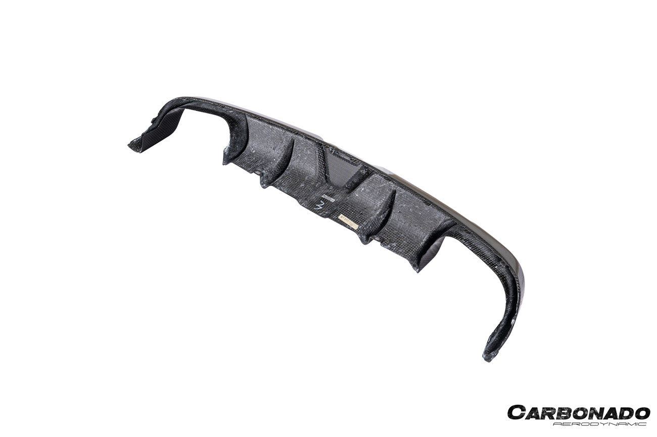 Difusor trasero de fibra de carbono seco estilo Porsche 911 991.2 Carrera KA Carbonado 2017-2019