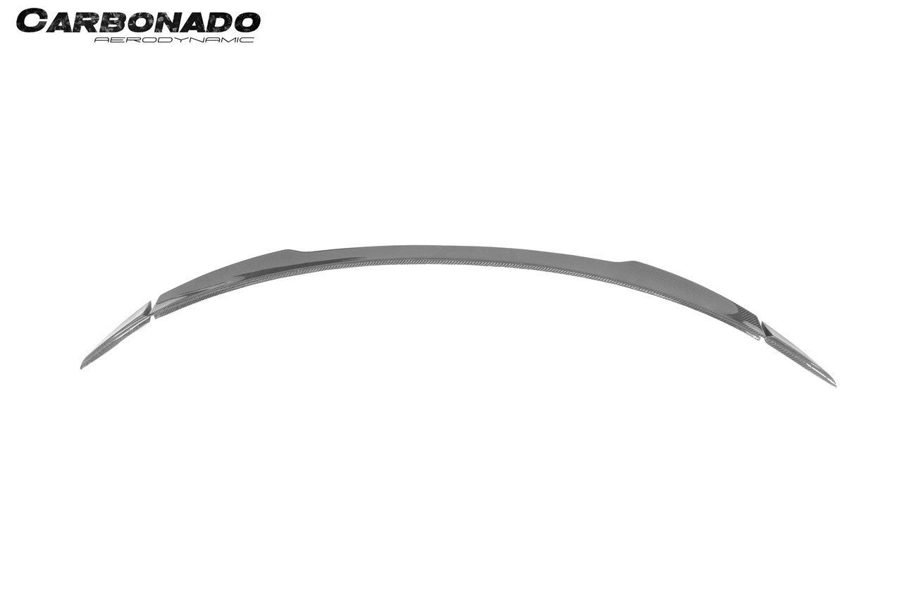Carbonado 2016-2025 Tesla Model X SUV BS Style Carbon Fiber Trunk Spoiler