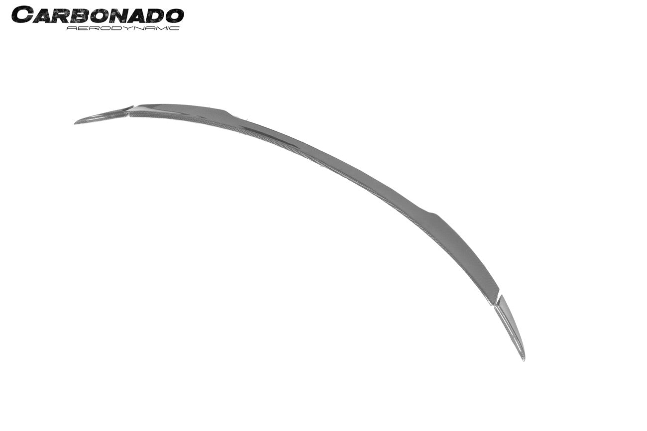 Carbonado 2016-2025 Tesla Model X SUV BS Style Carbon Fiber Trunk Spoiler