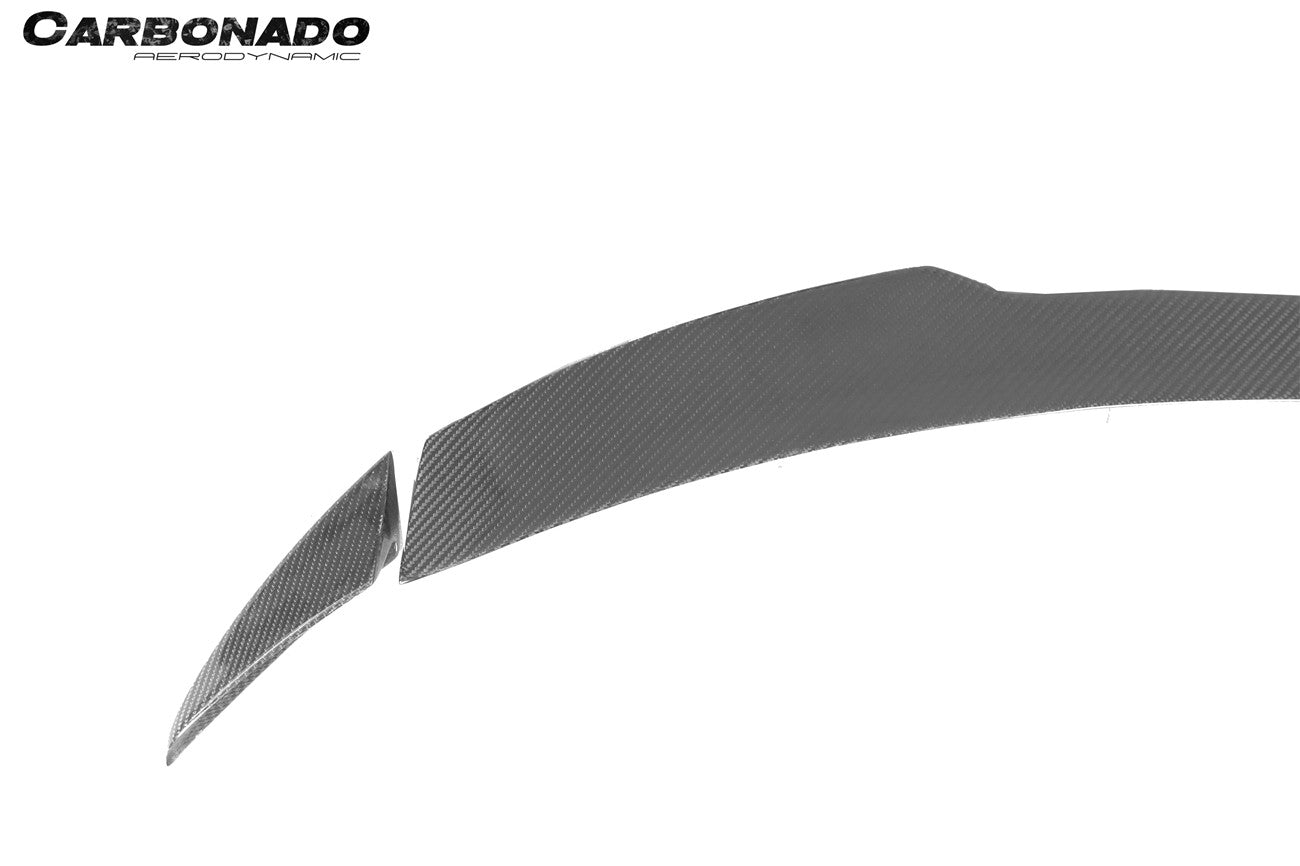 Carbonado 2016-2025 Tesla Model X SUV BS Style Carbon Fiber Trunk Spoiler