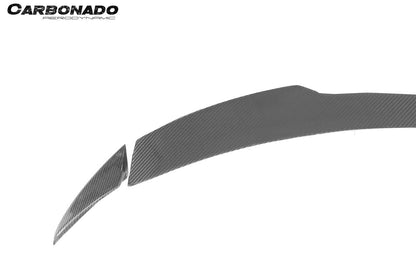 Carbonado 2016-2025 Tesla Model X SUV BS Style Carbon Fiber Trunk Spoiler