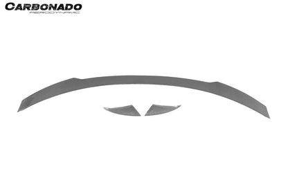 Carbonado 2016-2025 Tesla Model X SUV BS Style Carbon Fiber Trunk Spoiler