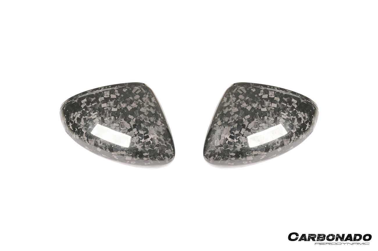 Reemplazo de carcasa de espejo de fibra de carbono en autoclave estilo OEM para Porsche Panamera 971.1, 971.2 y 976 Carbonado 2017-2025 | Compatible con S, 4S, GTS, Turbo, Turbo S, E-Hybrid y SportTurismo con volante a la izquierda
