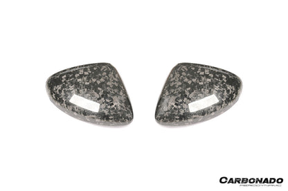 Reemplazo de carcasa de espejo de fibra de carbono en autoclave estilo OEM para Porsche Panamera 971.1, 971.2 y 976 Carbonado 2017-2025 | Compatible con S, 4S, GTS, Turbo, Turbo S, E-Hybrid y SportTurismo con volante a la izquierda