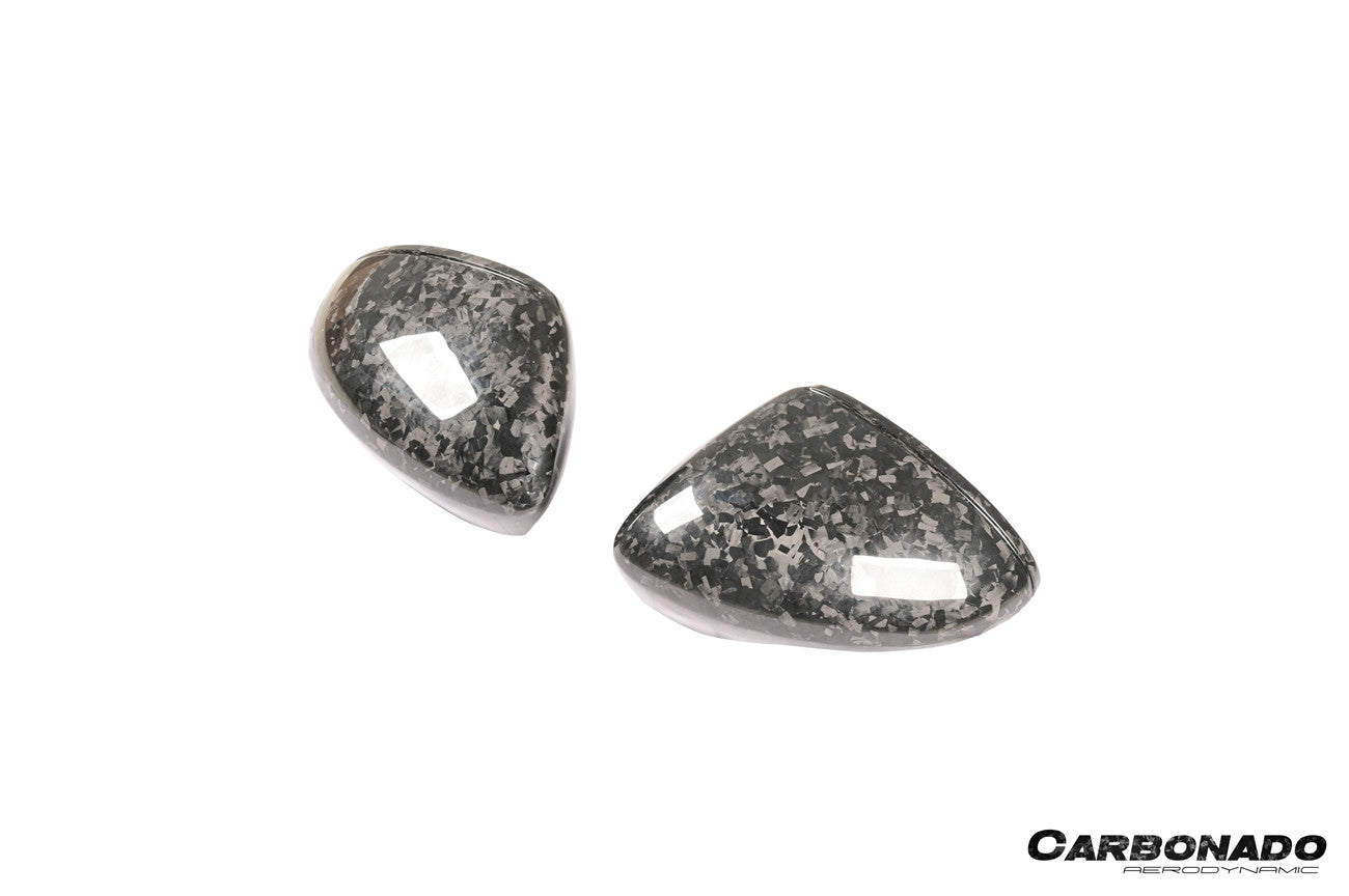 Reemplazo de carcasa de espejo de fibra de carbono en autoclave estilo OEM para Porsche Panamera 971.1, 971.2 y 976 Carbonado 2017-2025 | Compatible con S, 4S, GTS, Turbo, Turbo S, E-Hybrid y SportTurismo con volante a la izquierda