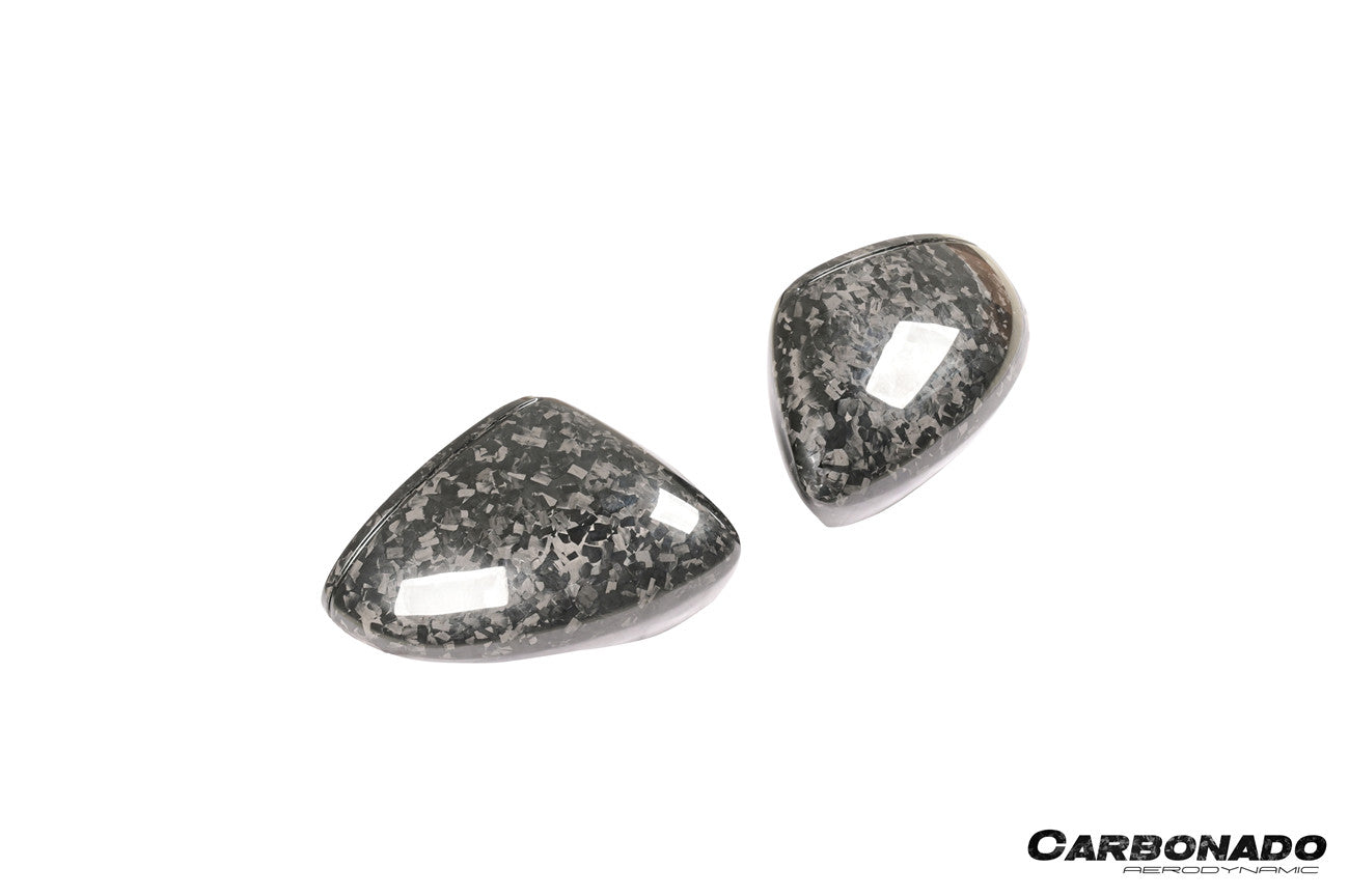 Reemplazo de carcasa de espejo de fibra de carbono en autoclave estilo OEM para Porsche Panamera 971.1, 971.2 y 976 Carbonado 2017-2025 | Compatible con S, 4S, GTS, Turbo, Turbo S, E-Hybrid y SportTurismo con volante a la izquierda
