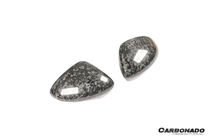 Reemplazo de carcasa de espejo de fibra de carbono en autoclave estilo OEM para Porsche Panamera 971.1, 971.2 y 976 Carbonado 2017-2025 | Compatible con S, 4S, GTS, Turbo, Turbo S, E-Hybrid y SportTurismo con volante a la izquierda
