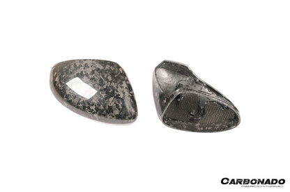 Reemplazo de carcasa de espejo de fibra de carbono en autoclave estilo OEM para Porsche Panamera 971.1, 971.2 y 976 Carbonado 2017-2025 | Compatible con S, 4S, GTS, Turbo, Turbo S, E-Hybrid y SportTurismo con volante a la izquierda