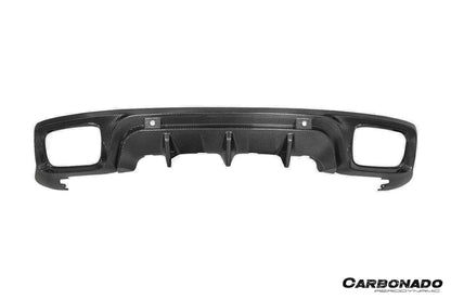 Carbonado KDA Style Dry Carbon Fiber Rear Diffuser | 2017-2023 Porsche Panamera 971