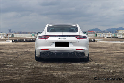 Carbonado KDA Style Dry Carbon Fiber Rear Diffuser | 2017-2023 Porsche Panamera 971